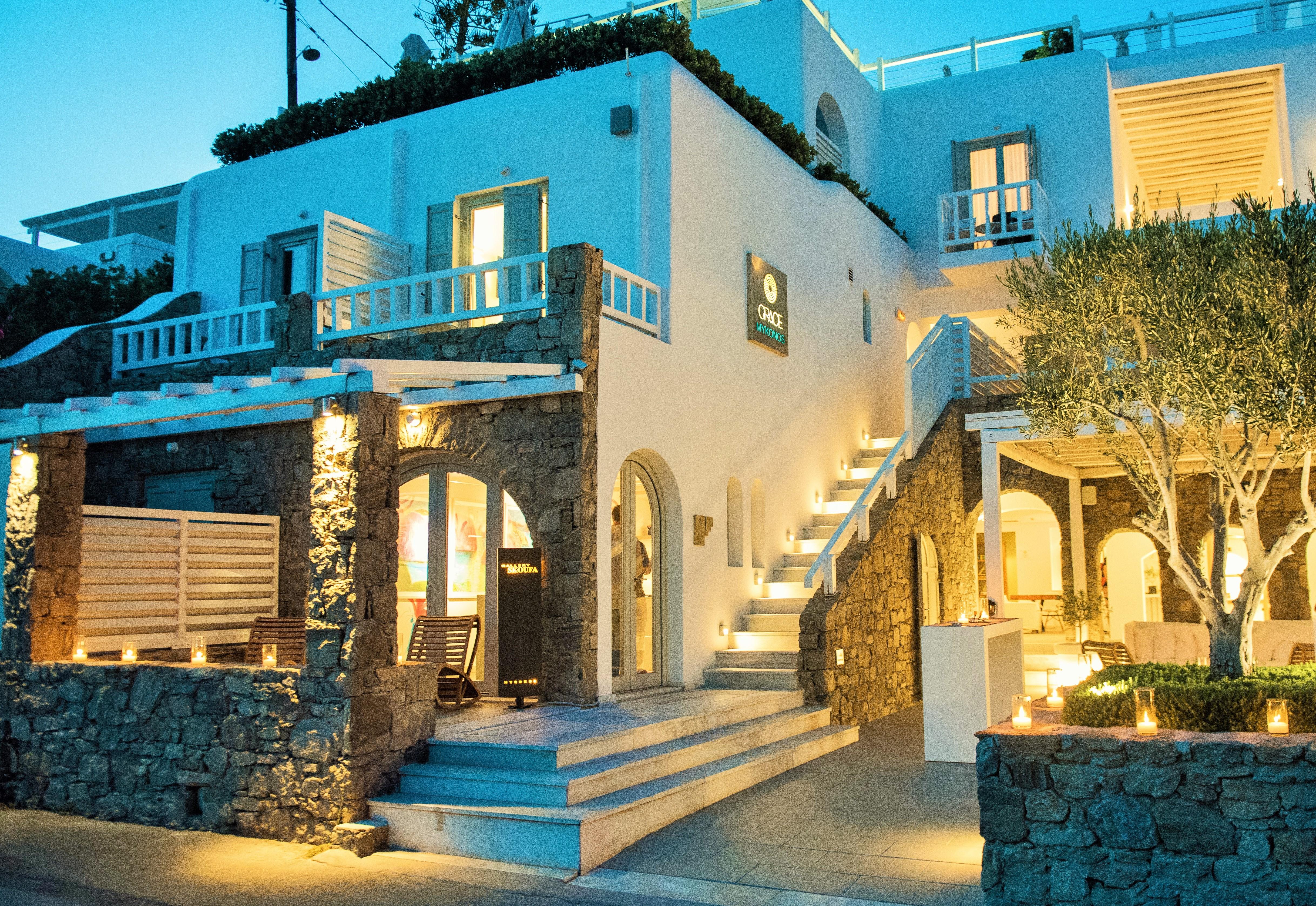 Grace Mykonos Hotel Agios Stefanos  Buitenkant foto